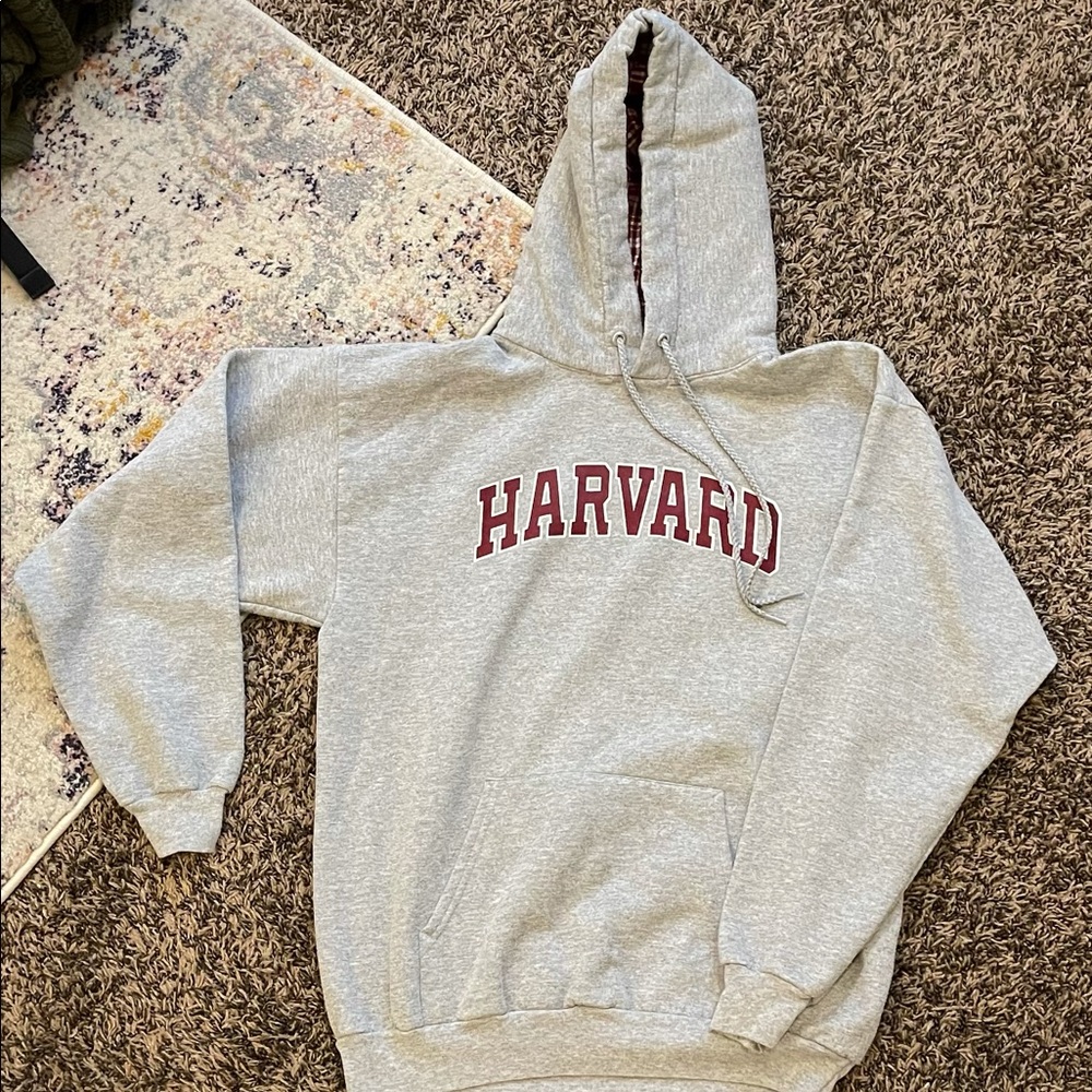 Harvard Gray Hoodie Sweatshirt